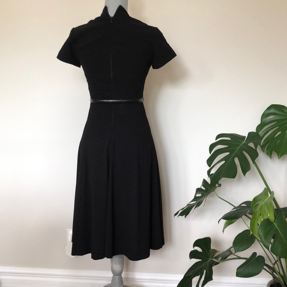 NWT, beautiful Le Chateau black midi dress size XS - Picture 2 of 8